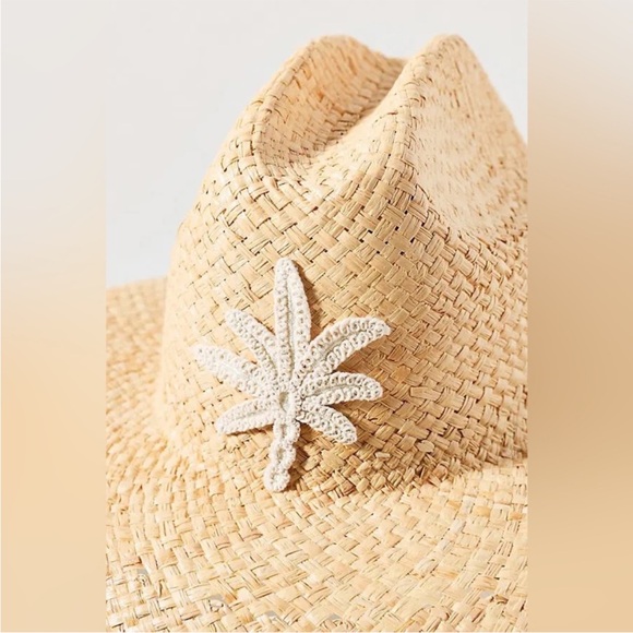 Anthropologie Palm Hat New - Picture 2 of 5